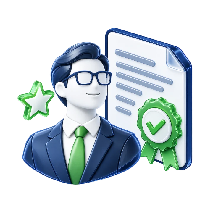 Personnel certification illustration